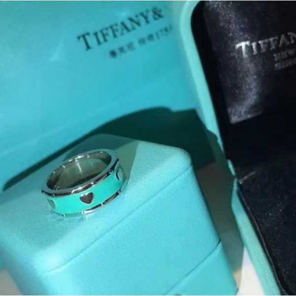 2023 Tiffany Love Heart Rings 18K Platinum 