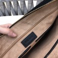 PRADA portable+oblique cross -use Two color splicing briefcase (39cm x 28cm x 8cm)